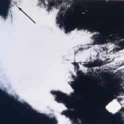 Satellite observe clouds + temps 1972
