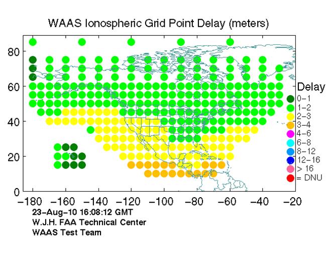The SBAS Ionospheric Model Calculating Ionospheric Grid Point Delay tables The limitations of the method will be density of grid points and ground based