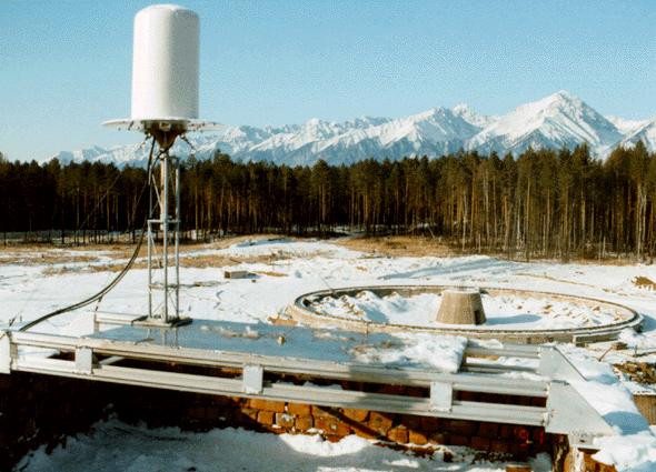 Doppler DORIS station in Badary, Siberia Orbitography DORIS (France), PRARE (Germany):