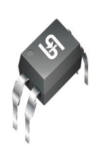 2mW, 4 PIN DIP Phototransistor Photocoupler FEATURES Current transfer ratio (CTR: MIN.