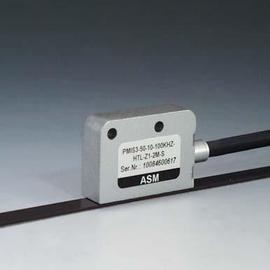 PMIS3 POSIMAG Magnetic Scale Position Sensor Very compact sensor for industrial applications Sensor head PMIS3 Non-contact, no wear High velocity Robust shielded metal enclosure Protection class IP67