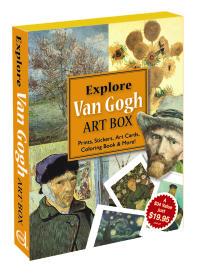 featuring 30 reproductions, 16 postcards and 4 art prints, Van Gogh mask, and a bonus CD-ROM: