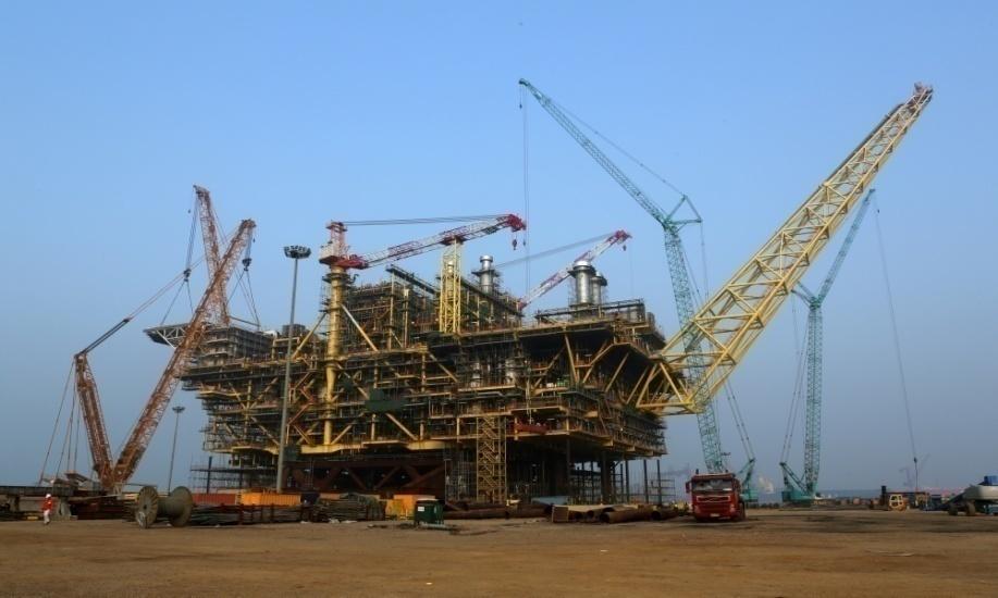 26,000Te LW3-1 CEP Topsides Construction & Floatover Installation with 4,888Te Deck