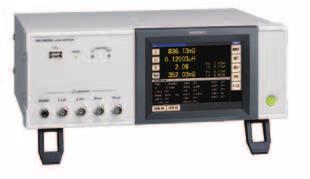 08% Perform frequency sweeps, sweeps, and time interval measurements in analyzer mode LCR mode, Analyzer mode (Sweeps with measurement frequency and measurement ), Continuous measurement mode