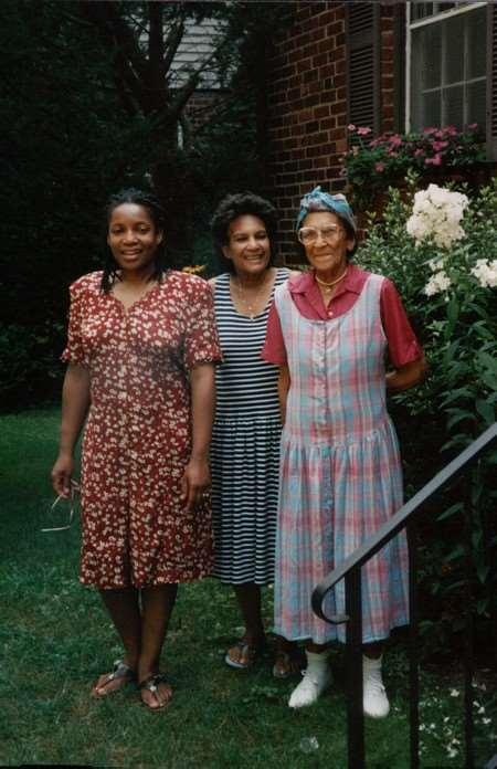 Dale Emeagwali (left) and her mother, Doris