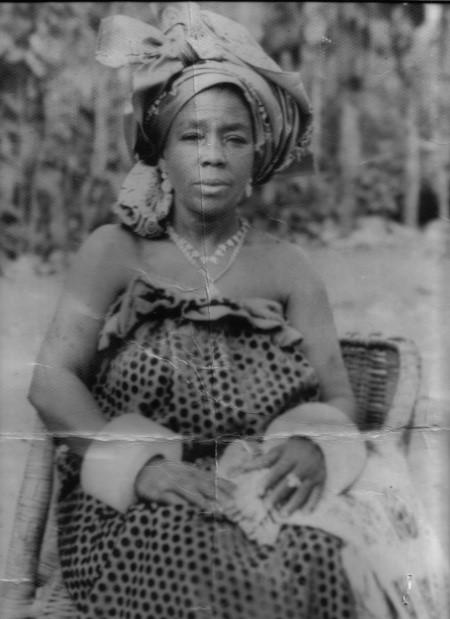 Mrs. Obam Okudo-Balonwu, a.k.a. uchu bu aku, the maternal grandmother of Philip Emeagwali (Born in (Nkwelle) Ogidi, Nigeria.