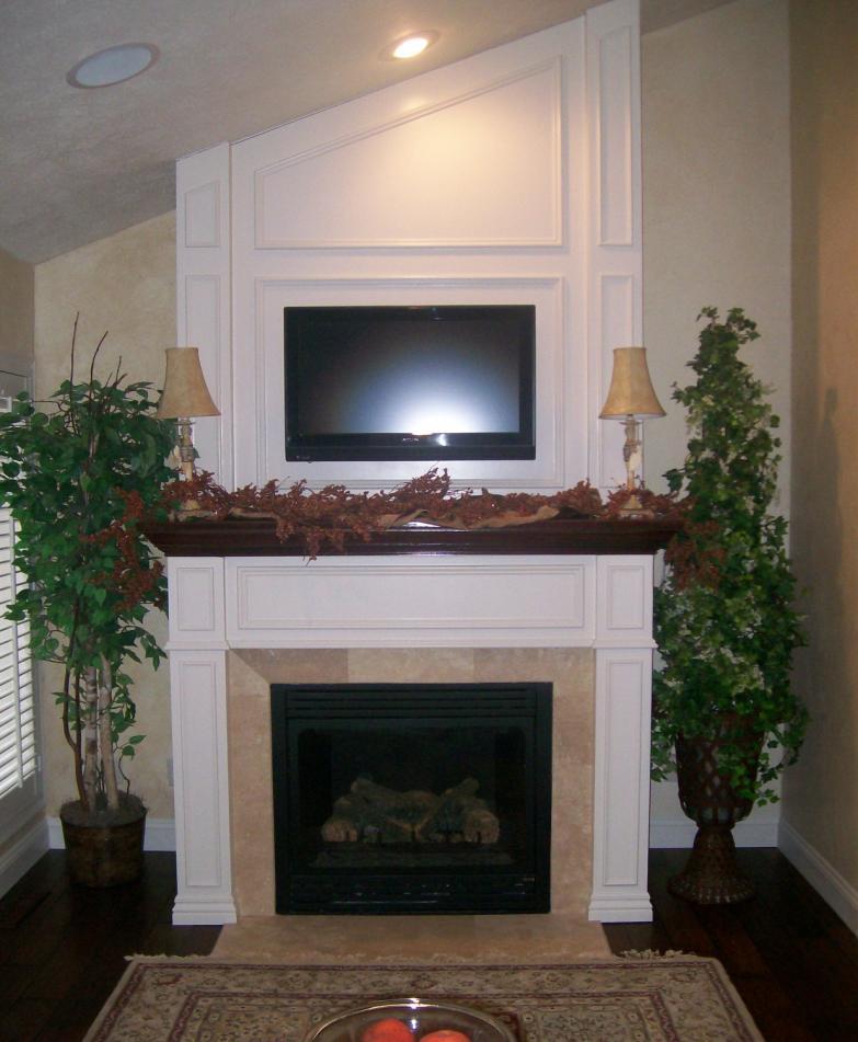 Fireplace and Arch White, lacquer