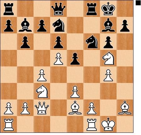 g4 Very provocative and ruining the pawn structure in front of his castled king. 13...fxg4 14.hxg4 Nhf6 15.Ng5 Not a particularly riveting game so far but now the fun really starts. 15...Nxd5!? 16.