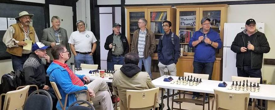 23rd Medicine Hat Open Sept. 23-24, 2017 By: Dr. Bill Taylor, Tournament Organizer/Director The 23rd Annual Medicine Hat OPEN (Fall) Chess Tournament took place on another warm, sunny, fall weekend.