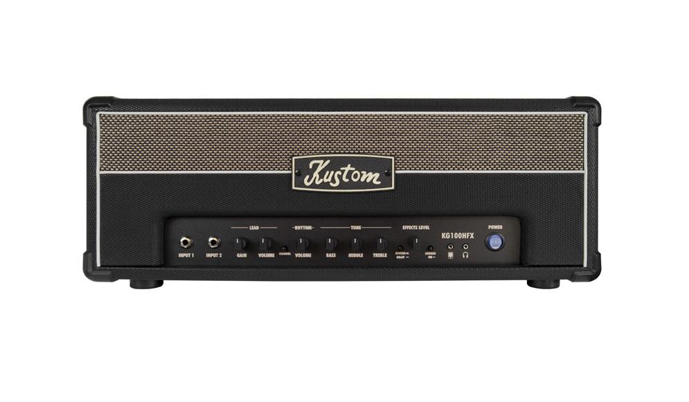KG100HFX The Kustom KG100HFX amp head s Rhythm channel offers clear, dynamic tones that are perfect for a wide variety of musical styles.