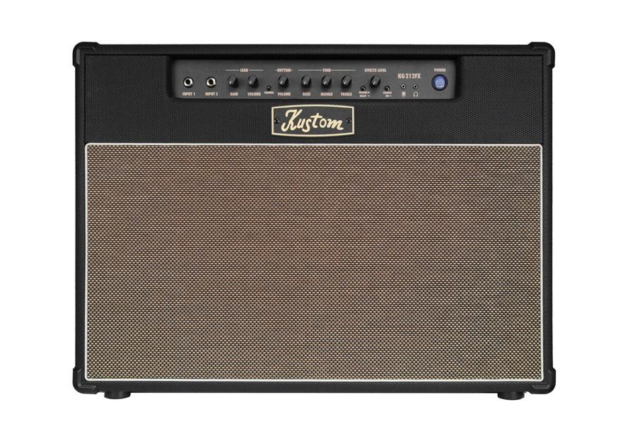 KG212FX Separate Bass, Middle, and Treble controls let players fine-tune the KG212FX amp s tonal response as required.