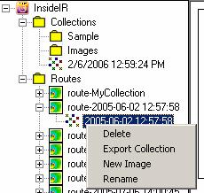 Storing and Organizing Thermal Images and Data Working with Routes 2 Individual Route Menu Figure 2-6. Individual Route Menu dag334s.bmp Delete Deletes the collection within the route.