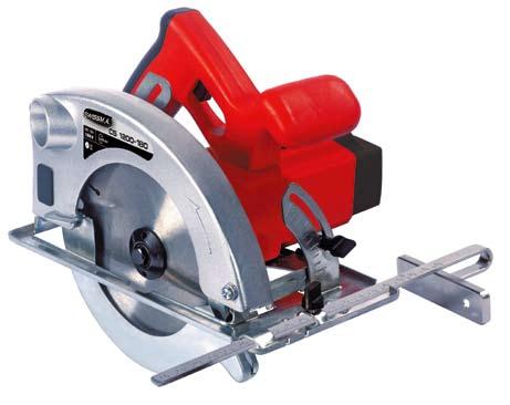 020 EAN-Code: 4250116800247 CS 1200-190L CS 1400-190L Professional hand-held circular saw with laser Cutting depth at 90 : Cutting depth at 45 : Carbide metal saw blade: Bench: 1,200