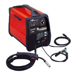 Welding MIG-MAG welding sets, inverters Compact shielding gas welding sets for arc welding for use at home, in garages and workshops.