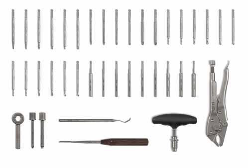 Plate Screw Removal Ordering Information Plate Screw Removal Part # Qty per Set 3.5 CO Trephine 80-0216 2 2.7-2.3 CO Trephine 80-0217 2 2.5 mm Left-Handed Drill 80-0401 2 3.