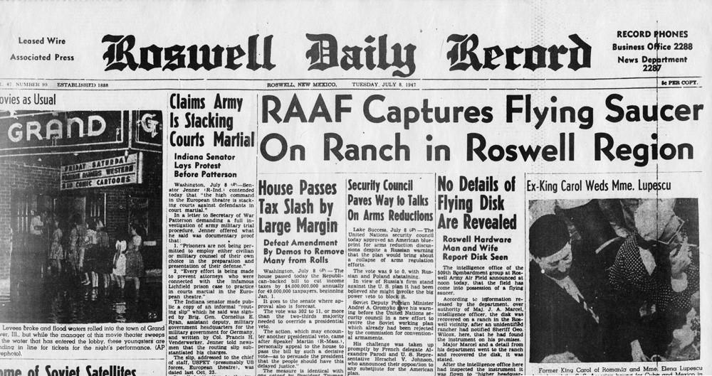 Roswell! The Roswell incident has been explained.