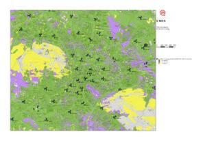 Ljubljana and Airport Structure - Phase 1 106 sites for 280k inhabitants - dense and regular cell structure Indoor coverage, ensuring speech CS12.