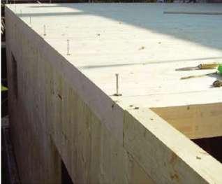 CLT Wall to Floor/Roof Connections: Platform CLT Wall Self-tapping screws CLT Floor Source: TRADA CLT Wall Use of self tapping