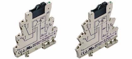 Optos - MIROSERIES MOS / MOZ 3 48 V D / 0.1 A Universal interface between control and sensor/actuator Plug-in cross-connection ZQV 4N Interchangeable solid-state relay 6.