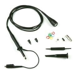 PASSIVE PROBES Each passive probe is recommended for a certain oscilloscope, using the right passive probe with the right oscilloscope means that the probe can be properly compensated across the