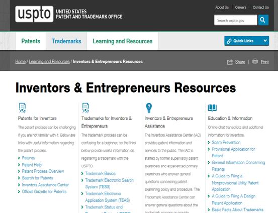 Inventor & Entrepreneurs Resources There are a wide variety of resources to help the Independent Inventors and Entrepreneurs Pro se, Pro
