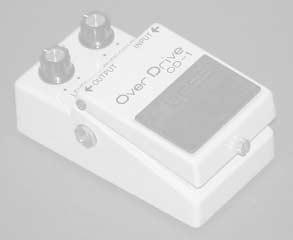 BOSS OD-1 The OD-1 released by BOSS in 1977 was originally developed for the simulation of the natural overdrive sound of tube amplifiers, but this stomp box turned out to be popular as the booster