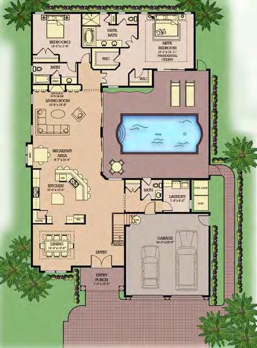 Villa Tuscany Second Floor First Floor *All plans and elevations are