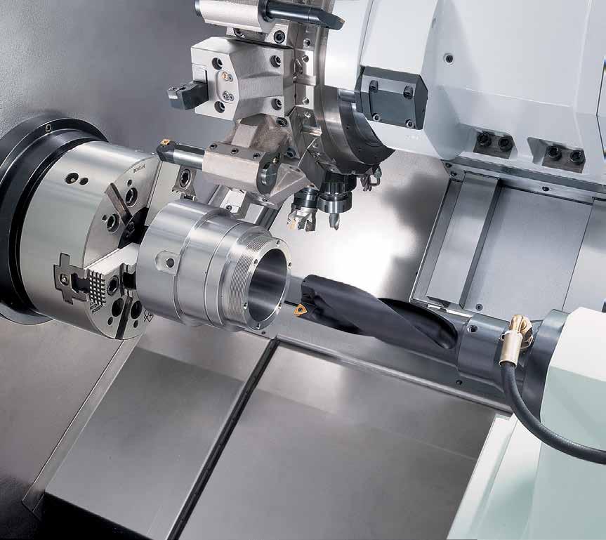 Spindles The B750/B1250 range of machines is equipped with liquid cooled built-in motor spindles, with the exception of the B1250, this machine comes with the standard spindle configuration.
