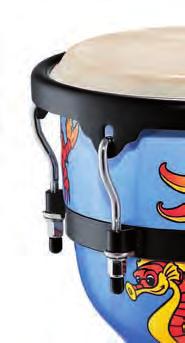 6. NINO DESIGNER SERIES DJEMBE The NINO Deep Sea Designer Series Djembe is easy tunable drum in a very attractive