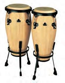 The advantage over wood congas is the lower weight which makes handling much easier. 3.