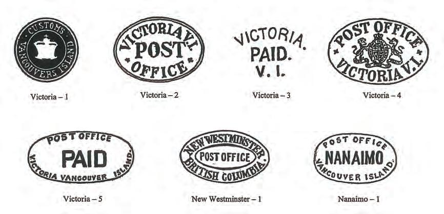 stamps. A few covers are known bearing two different handstamp franks. This article illustrates those uses and seeks answers as to why these double-franks exist.