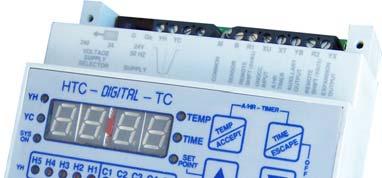 Microprocessor Based Multistage Temperature Controller & Two Channel 365 Day Time Switch HTC DIGITAL-TC Features Use Australian Made and designed Combined Temperature & Time Switch Functions Power