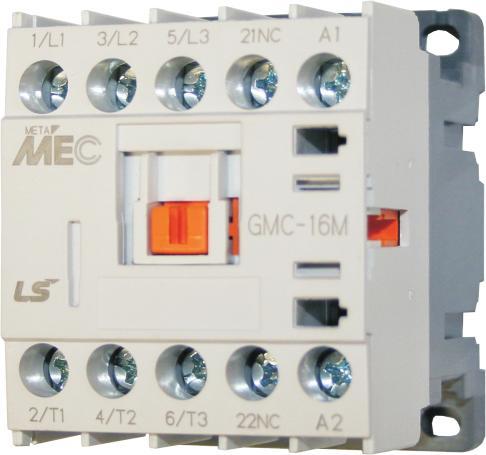 Contactors & Relays Mini Contactor - GMC-M Series 3 Pole D00200< D00230< D00295< D00330< AC1 Rating AC3 Rating 500-550V AC Operating DC Operating Screw clamp GMC-6M type GMC-9M GMC-12M GMC-16M Screw