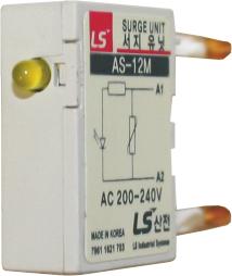 1 to 30 sec) Surge Absorber Unit C ode Model O perating voltage Application to R00190 < AS-12M AC24V-240V, DC12-250V GMC(D)-6M-16M R00100 < Varister