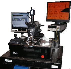 LIGHT READING - VCSEL TESTING Using the SemiProbe Probe System for Life (PS4L), vertical cavity surface emitting lasers (VCSELs) can be tested in a variety of formats including full wafer, diced die