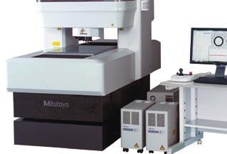 To improve the maneuverability of each axis, Mitutoyo has employed aerostatic bearings, which Mitutoyo developed in our highly accurate 3D measuring machines, as the guidance systems for the X-, Y-,