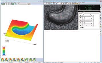 Optional Application Software QV3DPAK QV3DPAK is a software application that composes 3D forms from PFF (points from focus) or WLI (white light interferometer) data.