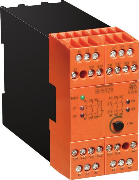Safety Technique SAFEMASTER Emergency Stop Module With Time Delay BH 5928, BI 5928 0226419 BH 5928 BI 5928 Function Diagram According to - Performance Level (PL) e and category 4 to E ISO 13849-1