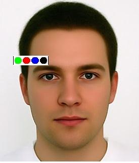 Tag Detection for Preventing Unauthorized Face Image Processing 11 Fig. 4. The first picture shows the original photo with the policy tag.
