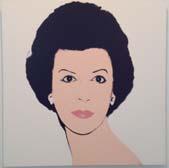 340 Andy Warhol Portrait of Emily Fisher Landau, 1982 Synthetic polymer and