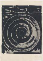 137 Target (Black and Gray), 1974 Screenprint: sheet, 38 1/2 x 27in. (97.8 x 68.6 cm) (irregular); plate, 31 x 25 3/4in. (78.