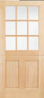 DUTCHed & Rabbeted DOORS Dutch Doors Dutch doors are all about being flexible.
