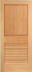 1-3/8" 1-3/4" 1-3/4" All Buffelen Plantation Louver doors feature slats that are fully mortised into the door stiles.