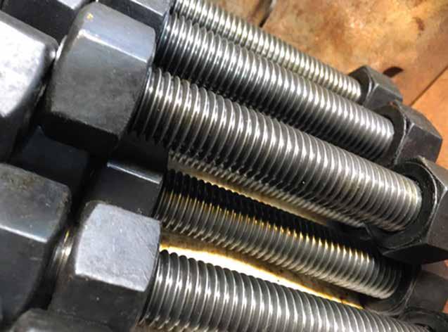 Threaded Stud Bolts We keep a massive stock of fully threaded B7 & L7 studbars, in a wide range of metric and imperial diameters that can be cut to any required length with a fast turnaround at