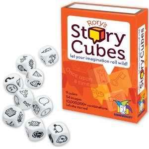 Story Cubes Bananagrams There are infinite ways to play with Rory's Story Cubes. You can play solitaire or with others.