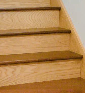Stair Riser: Risers are the boards that form the vertical face of each step, creating the toe kick