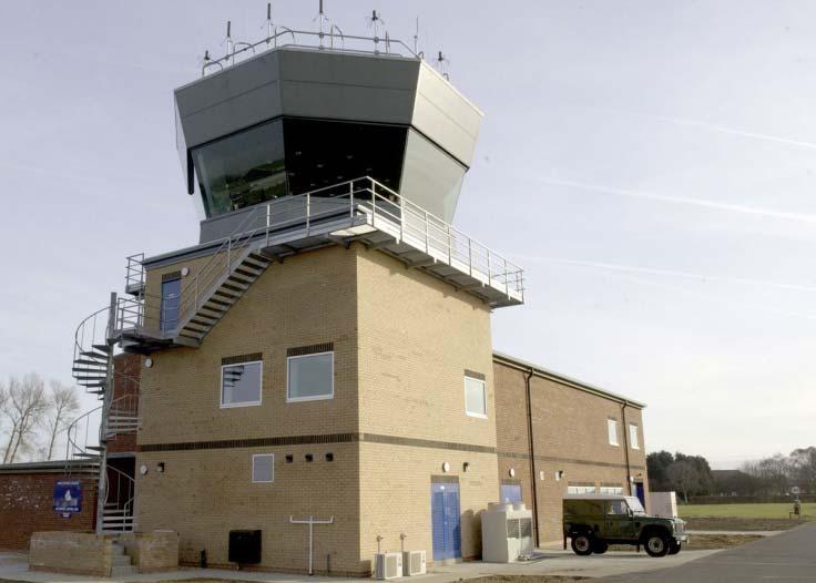 The Control Tower Is always in a prominent position in the aircraft