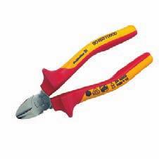 VD-insulated diagonal-cutting pliers VD-insulated diagonal-cutting pliers KS 160 / KS 200 / S TOP S HD 140 / S HD 160 / S HD 180 up to 1000 V (AC) and 1500 V (DC) protective insulation to IC 900, DIN