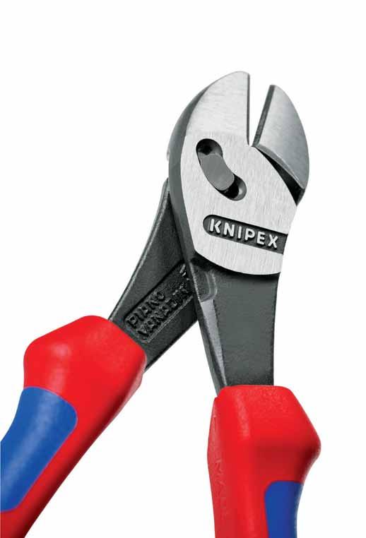 The superior High-Leverage Diagonal Cutter with patented double joint 73 72 180 ideal transmission of force