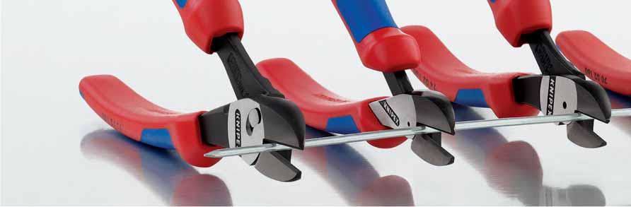 KNIPEX WORLD OF DIAGONAL CUTTERS TwinForce With its four